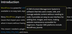 Glossary Plugin